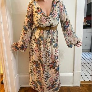 Gianni Bini Floral Maxi Dress Size Small